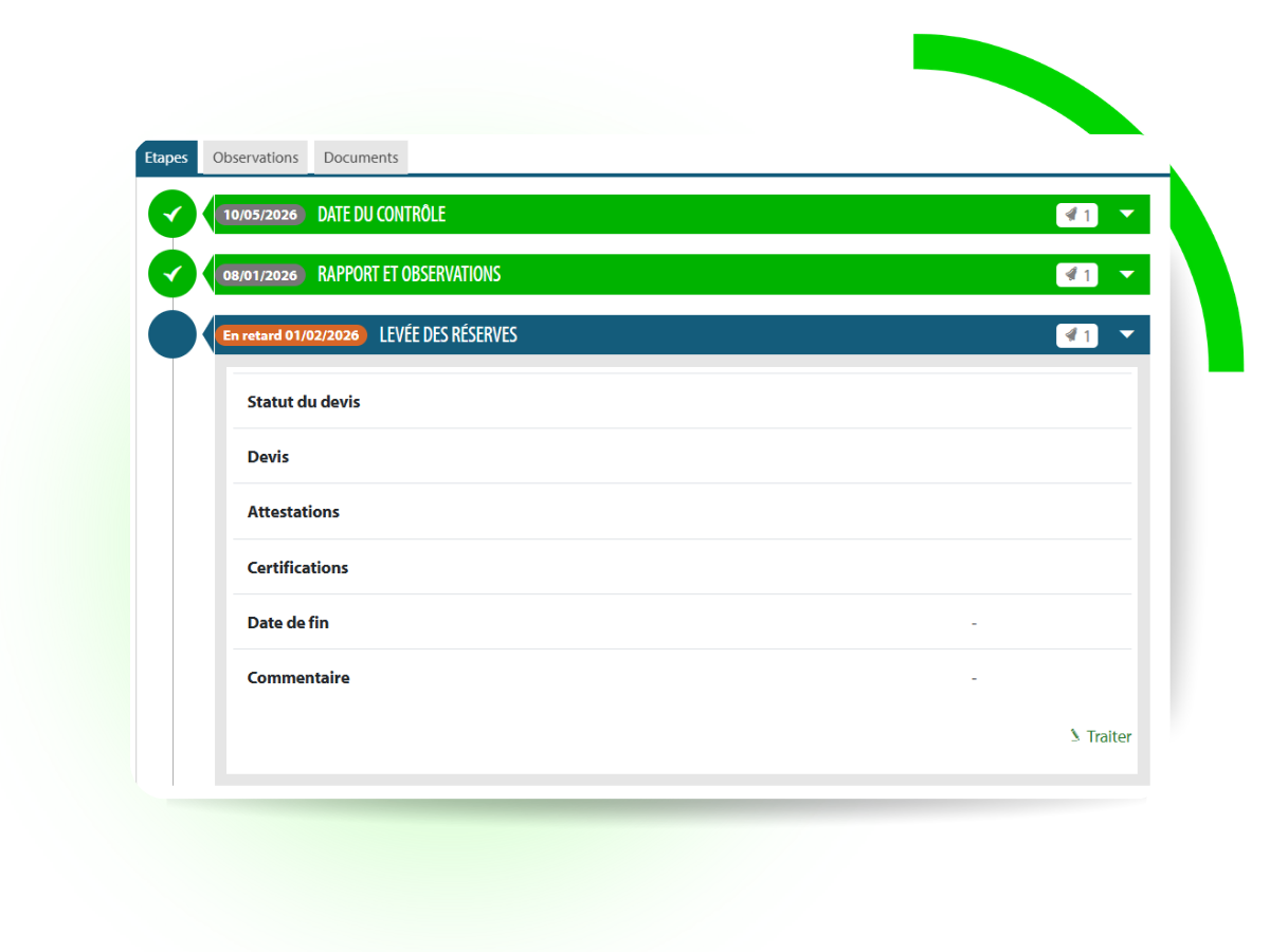 Alertes conformité réglementaire