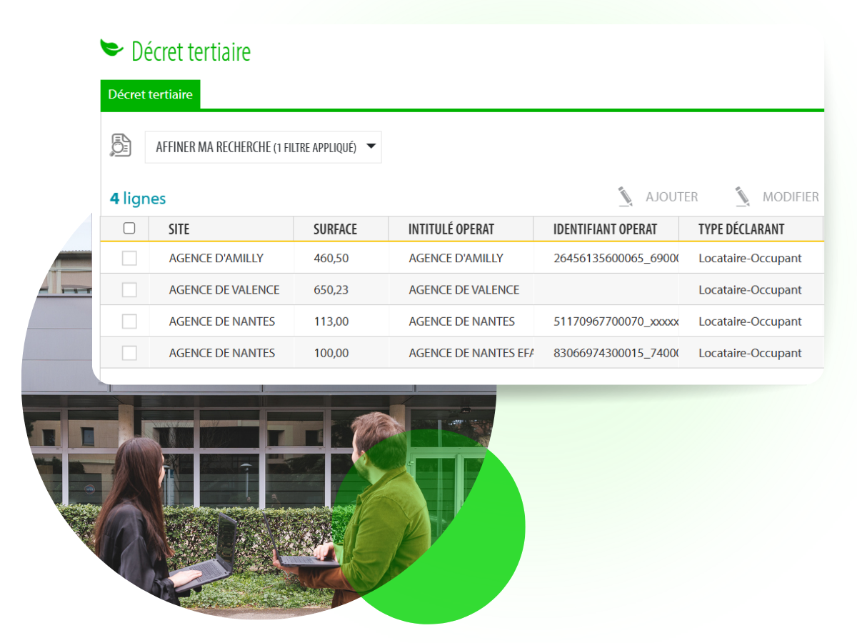 Déclarations OPERAT automatiques